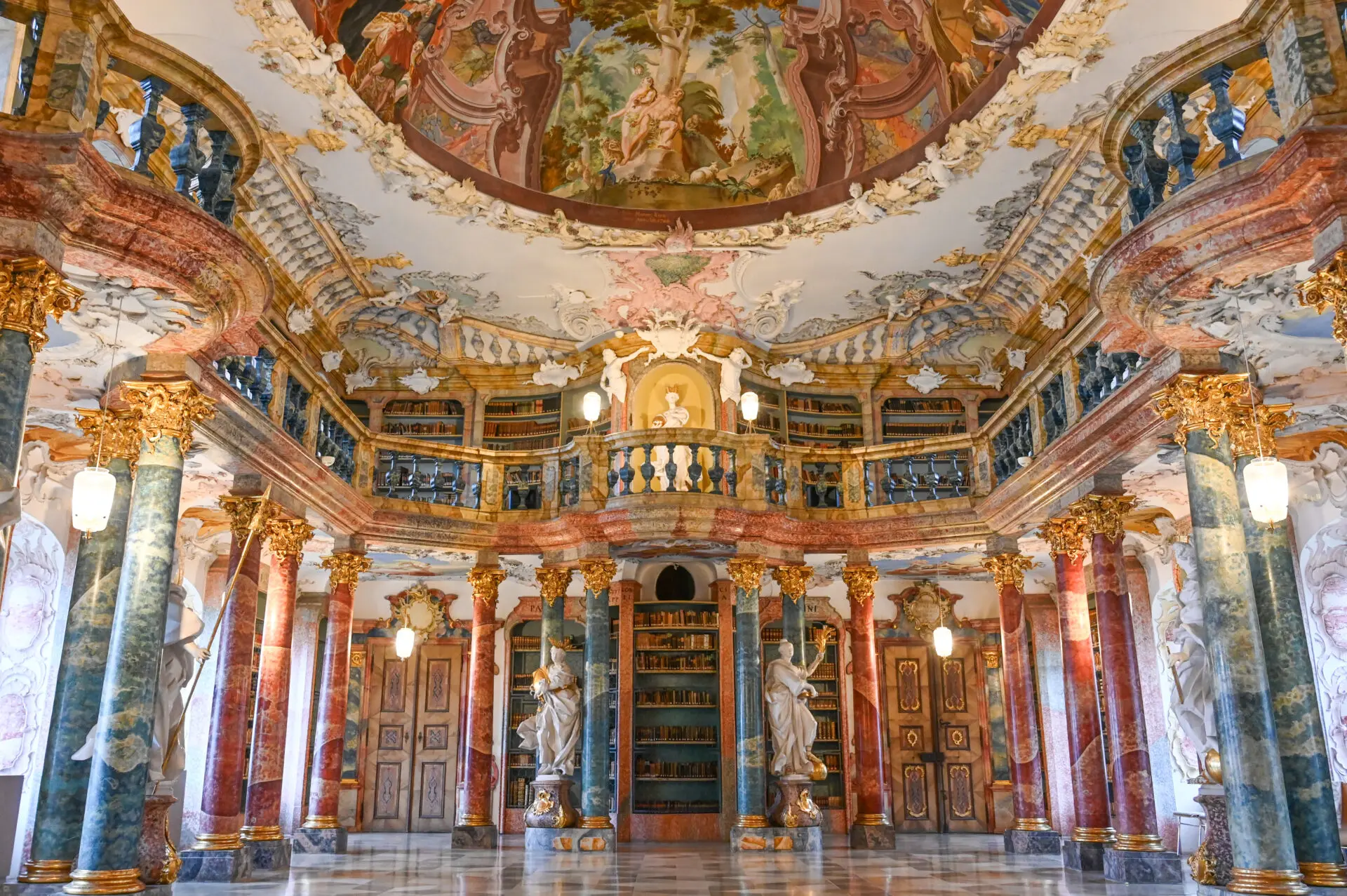 Wiblingen Abbey Library - The World's Most Beautiful Libraries